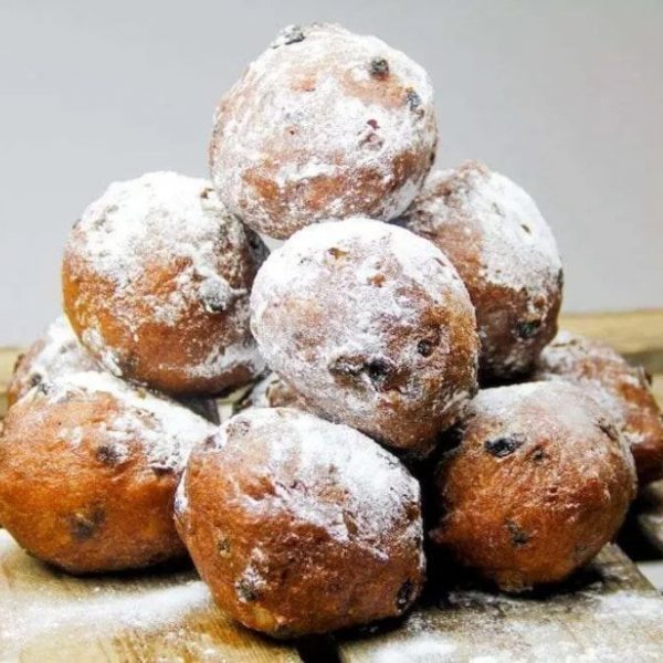 Vegan Oliebollen met krenten