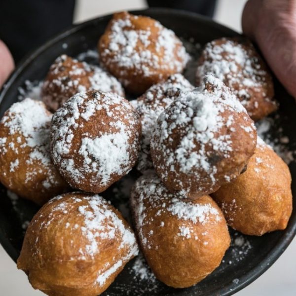 Vegan oliebollen zonder krenten